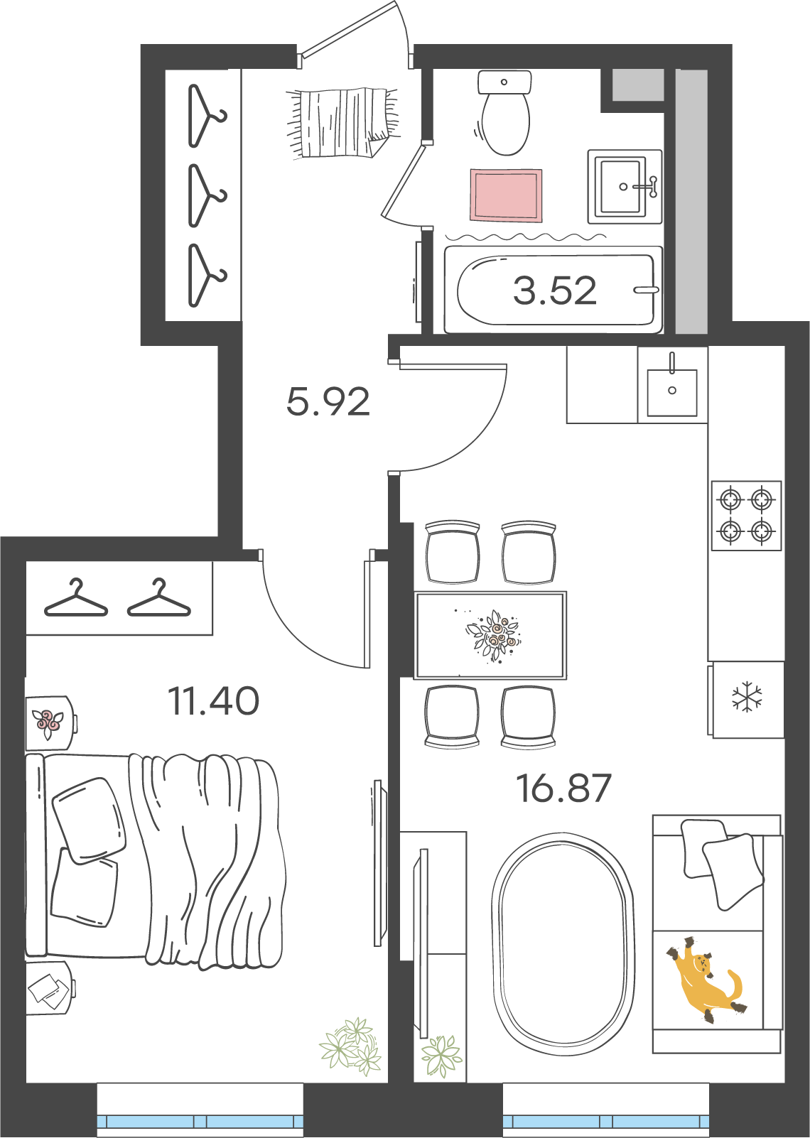 Квартира 1