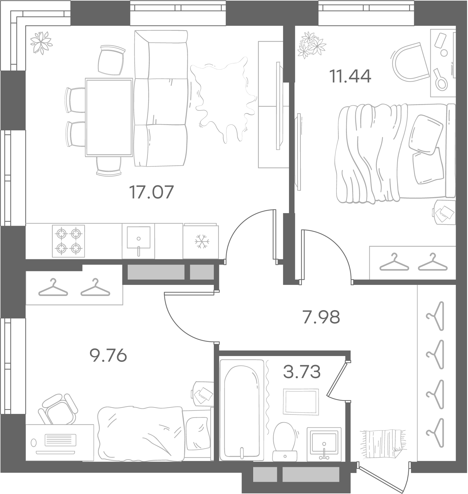 Квартира 1